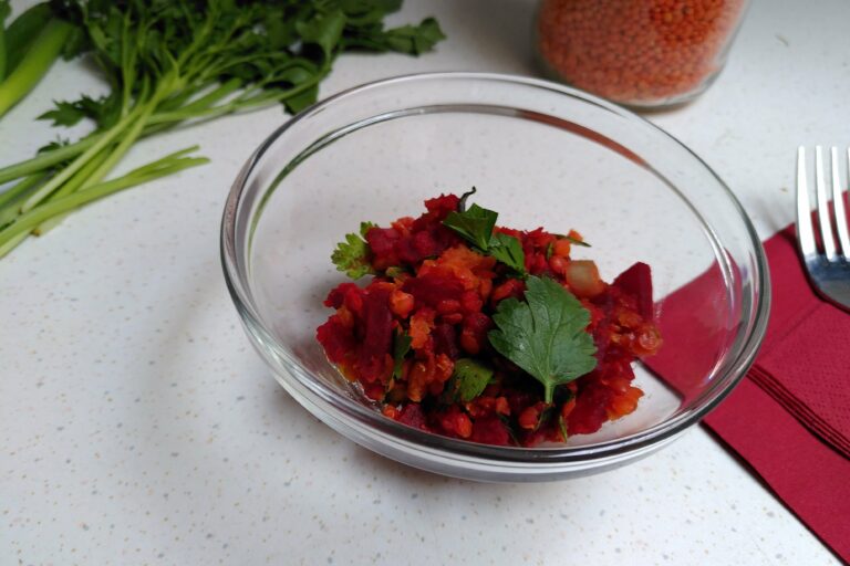 Linsen-Salat mit Roter Bete