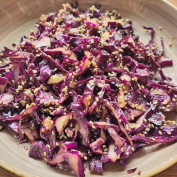 Blaukrautsalat asiatisch