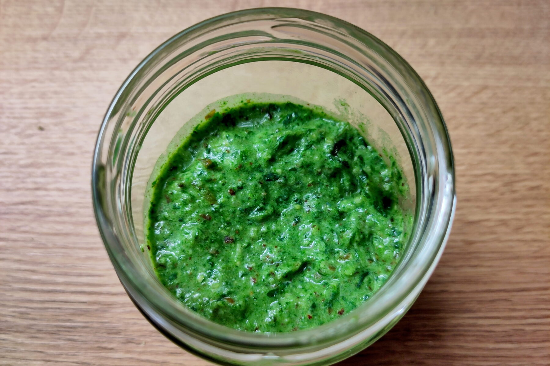 Dressing aus Feldsalat