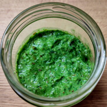 Dressing aus Feldsalat