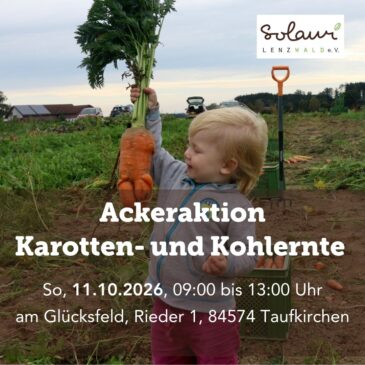 Ackeraktion „Karotten- und Kohlernte“